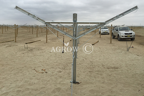 Nyitott Gable Trellis End Crossarm